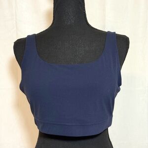 PREOWNED - Athleta Navy Sports Bra – Size Large
